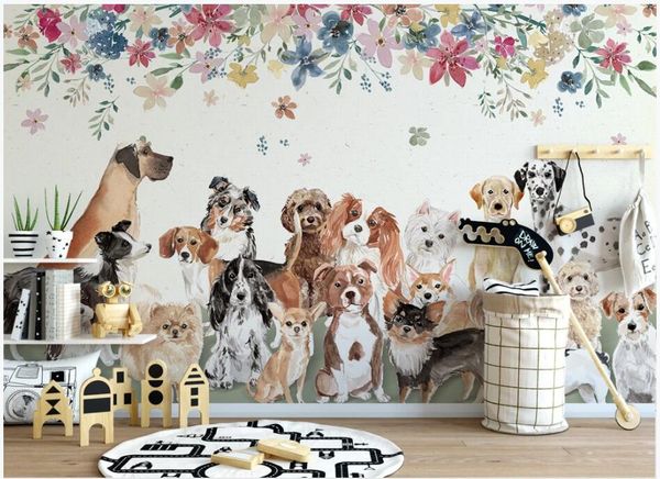 3d wall murals wallpaper for walls 3 d cute group of puppies floral children's room background 3d wallpaer custom p mural home decor
3d wall murals wallpaper for walls 3 d cute group of puppies floral children's room background 3d wallpaer custom p mural home decor