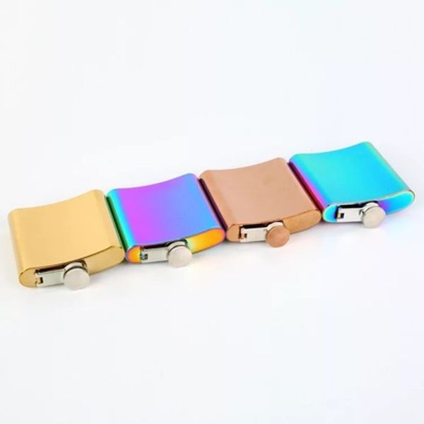 6oz hip flask holographic flagon stainless steel gold plating portable 3 colors options mini classic creative design
6oz hip flask holographic flagon stainless steel gold plating portable 3 colors options mini classic creative design