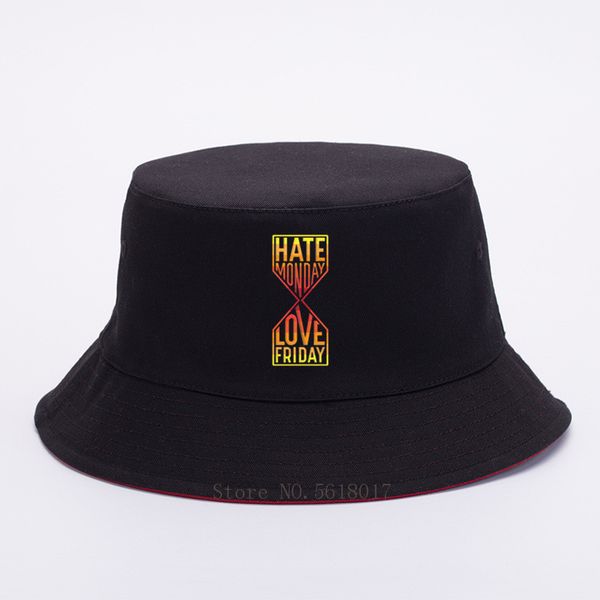hate monday love friday print bucket hats summer harajuku women men fisherman hat outdoor sunshade cap fishing hat
hate monday love friday print bucket hats summer harajuku women men fisherman hat outdoor sunshade cap fishing hat