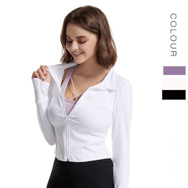 yoga-shirt activewear workout sport-coats stand collar outdoor sports fitness jacket with zipper running long sleeve shirt, Black;red
yoga-shirt activewear workout sport-coats stand collar outdoor sports fitness jacket with zipper running long sleeve shirt, Black;red