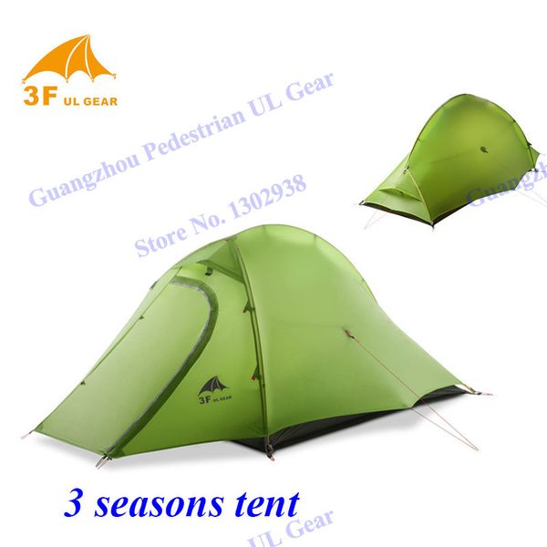 3f gear conqueror ultra-light 2018 new arrival camping 3 seasons 2 persons silnylon tent
3f gear conqueror ultra-light 2018 new arrival camping 3 seasons 2 persons silnylon tent