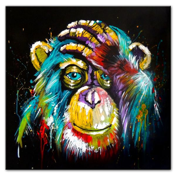thinking monkey wall art canvas handcrafts /hd - print oil painting abstract animals pop art wall decor pictures for kids room
thinking monkey wall art canvas handcrafts /hd - print oil painting abstract animals pop art wall decor pictures for kids room