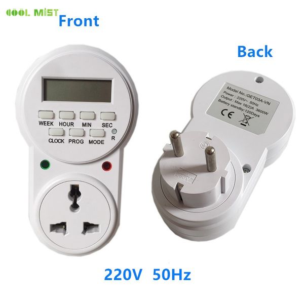 s333 white socket digital timer programmable 220v/125v electrical program timer switch for misting system
s333 white socket digital timer programmable 220v/125v electrical program timer switch for misting system