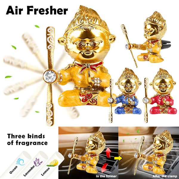 car outlet perfume air freshener cartoon car styling monkey king style air condition vent clip interior smell
car outlet perfume air freshener cartoon car styling monkey king style air condition vent clip interior smell