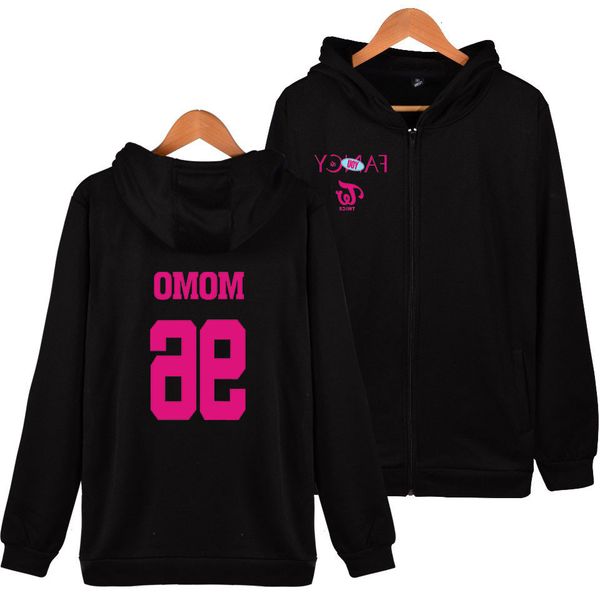 group shirt female 2019 twice new song fancy wild joker leisure time zipper even hat guard t shirts, Black
group shirt female 2019 twice new song fancy wild joker leisure time zipper even hat guard t shirts, Black
