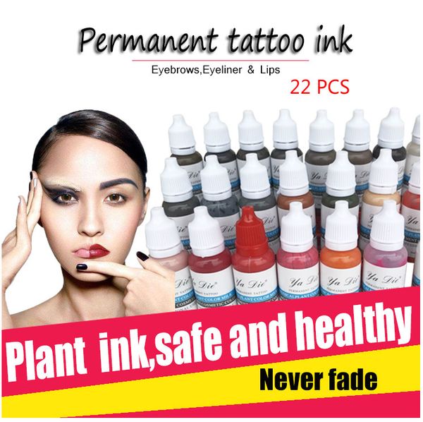 22 pcs permanent ink makeup micro pigment cosmetic permanent eyebrow eyeliner lip tattoo ink permanent body painting beauty tools ink
22 pcs permanent ink makeup micro pigment cosmetic permanent eyebrow eyeliner lip tattoo ink permanent body painting beauty tools ink