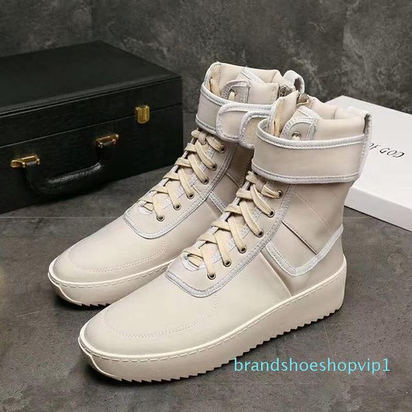 men's fashion sneakers platform fear of god thick sole high men shoes buckle casual mens tactical boots 9#22/20d50, Black
men's fashion sneakers platform fear of god thick sole high men shoes buckle casual mens tactical boots 9#22/20d50, Black
