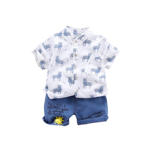 kids fashion children cotton baby boys clothes summer printed cartoon t shirts denim shorts 2pcs/sets infant toddler tracksuits, White
kids fashion children cotton baby boys clothes summer printed cartoon t shirts denim shorts 2pcs/sets infant toddler tracksuits, White