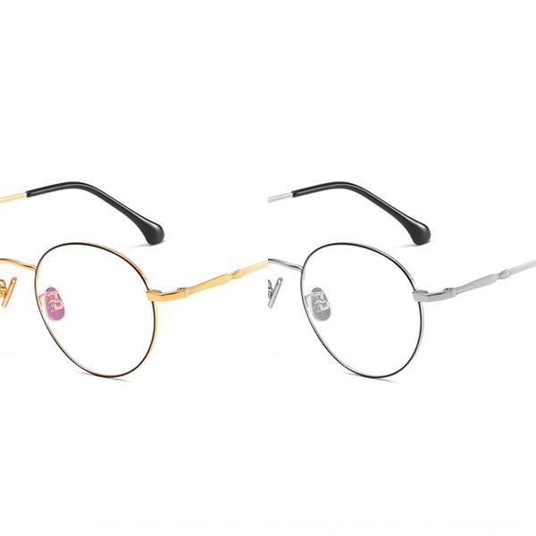 2020 titanium frame art campus plain myopia glasses universal myopia glasses frame for men and women, Silver
2020 titanium frame art campus plain myopia glasses universal myopia glasses frame for men and women, Silver