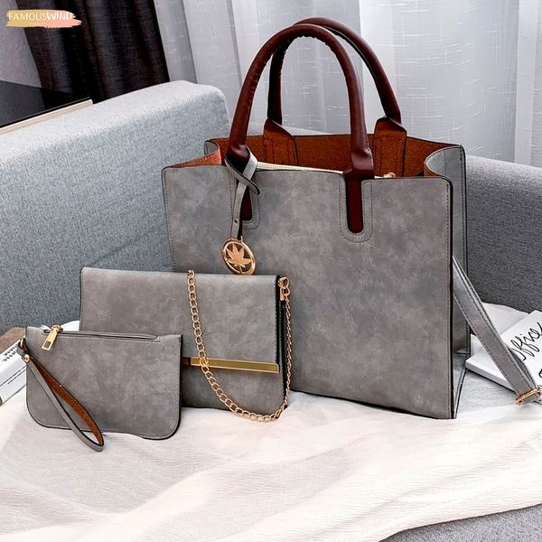 3pcs womens bag set zipper bag fashion pu leather ladies handbag solid color messenger bag shoulder wallet bags for women 2020
3pcs womens bag set zipper bag fashion pu leather ladies handbag solid color messenger bag shoulder wallet bags for women 2020