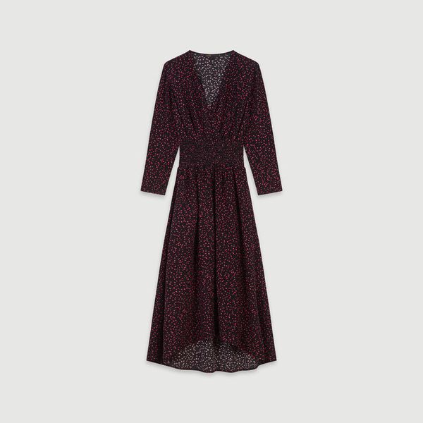 2019 fall autumn 4/5 sleeve v neck floral print mid-calf dress women fashion dresses ag3000201m, Black;gray
2019 fall autumn 4/5 sleeve v neck floral print mid-calf dress women fashion dresses ag3000201m, Black;gray