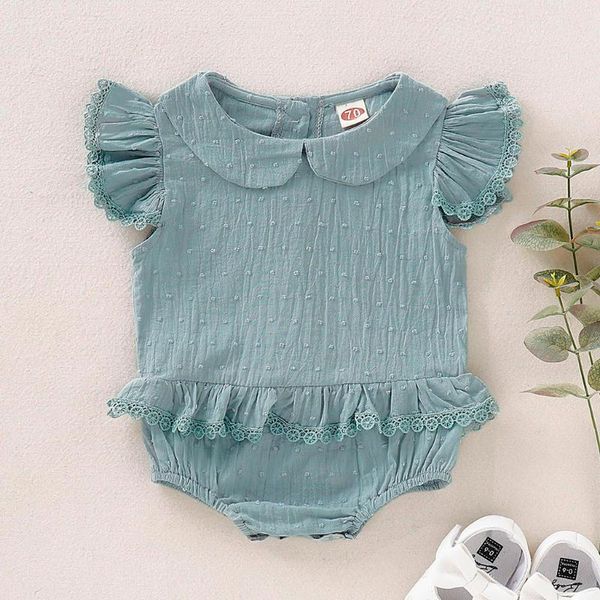 baby girl clothes bodysuit body newborn clothes sleeve solid ruffle fashion cotton blend peter pan collar summer whlesale z4, Blue
baby girl clothes bodysuit body newborn clothes sleeve solid ruffle fashion cotton blend peter pan collar summer whlesale z4, Blue