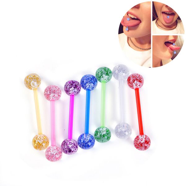 ear plugs body chain 1pc acrylic tongue pierced nipple ring barbell body piercing jewelry percing luminous studs bars, Slivery;golden
ear plugs body chain 1pc acrylic tongue pierced nipple ring barbell body piercing jewelry percing luminous studs bars, Slivery;golden