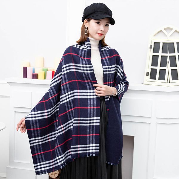imitate cashmere scarf ma'am student 2019 season thickening lattice scarf shawl, Blue;gray
imitate cashmere scarf ma'am student 2019 season thickening lattice scarf shawl, Blue;gray