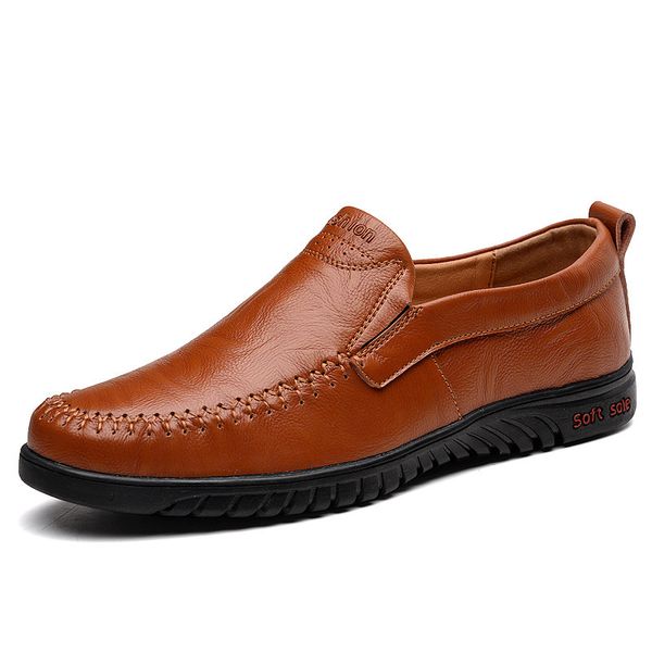 men casual loafer shoes 2019 design flat shoes for men driving leather men's boat slip-on mens warm loafers, Black
men casual loafer shoes 2019 design flat shoes for men driving leather men's boat slip-on mens warm loafers, Black