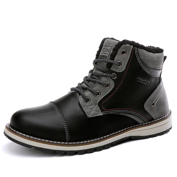 outdoor autumn winter new british fashion work boots men's soft army boots wear-resistant non-slip warm tooling safety, Black
outdoor autumn winter new british fashion work boots men's soft army boots wear-resistant non-slip warm tooling safety, Black
