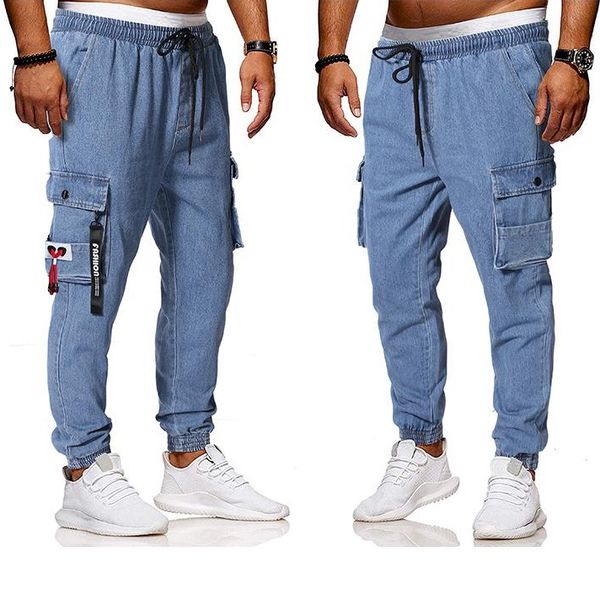 overalls jeans for men multi pocket cotton 35% casual trousers men workouts cargo pants man denim blue new
overalls jeans for men multi pocket cotton 35% casual trousers men workouts cargo pants man denim blue new