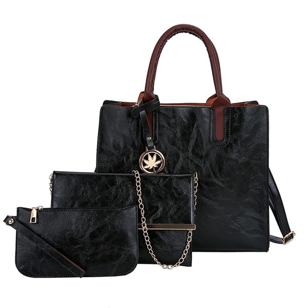 3pcs women's bag set fashion pu leather ladies handbag solid color messenger bag shoulder wallet bags for women 2019 #d
3pcs women's bag set fashion pu leather ladies handbag solid color messenger bag shoulder wallet bags for women 2019 #d