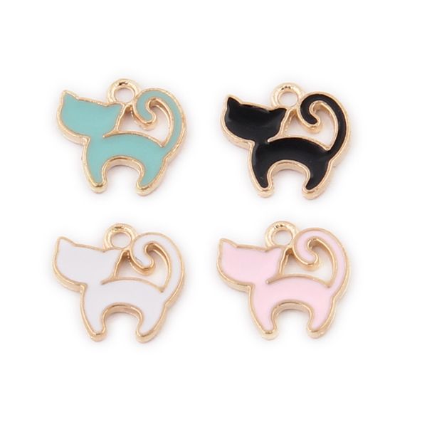 200pcs/lot enamel cat charm pendant gold plated animal charm for craft supplies diy findings 4 colors, Bronze;silver
200pcs/lot enamel cat charm pendant gold plated animal charm for craft supplies diy findings 4 colors, Bronze;silver
