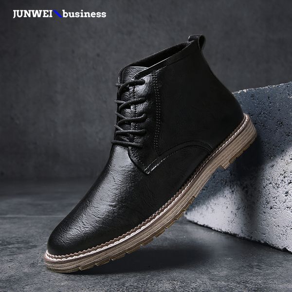 winter vlevet men ankle comfortable brand casual lace up genuine leather snow boots shoes big size 47 a4, Black
winter vlevet men ankle comfortable brand casual lace up genuine leather snow boots shoes big size 47 a4, Black