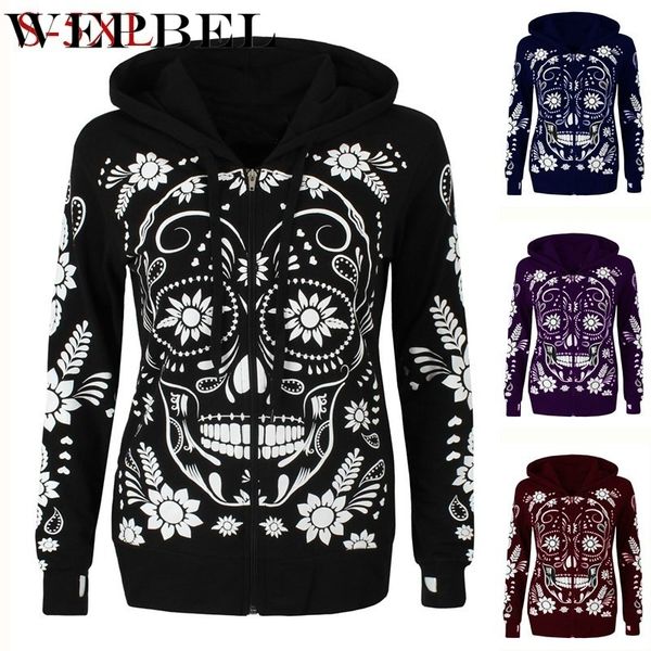 wepbel women's sweatshirts long sleeve skull print fashion autumn and winter sweatshirts hoodies plus szie, Black
wepbel women's sweatshirts long sleeve skull print fashion autumn and winter sweatshirts hoodies plus szie, Black