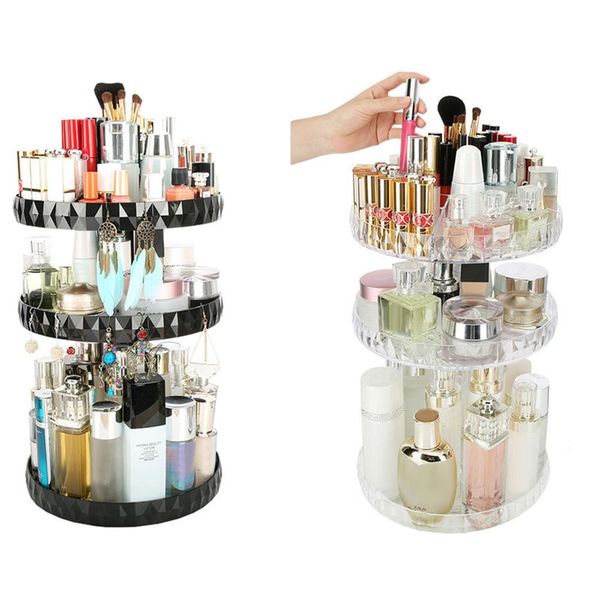 360° rotating makeup organizer cosmetics brush eyebrow jewelry perfumes storage display stand bottle holder rack shelves bathroo
360° rotating makeup organizer cosmetics brush eyebrow jewelry perfumes storage display stand bottle holder rack shelves bathroo