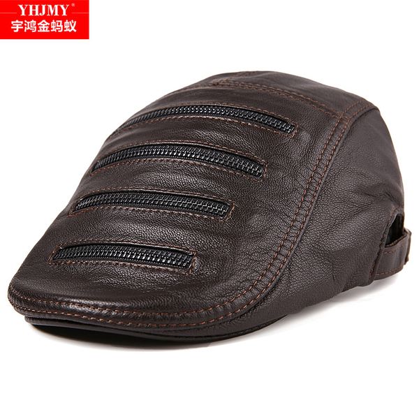 men's genuine leather hat cap sheepskin cap hat youth visors hats duck cap spring autumn visors hats new year gift b-8803, Blue;gray
men's genuine leather hat cap sheepskin cap hat youth visors hats duck cap spring autumn visors hats new year gift b-8803, Blue;gray