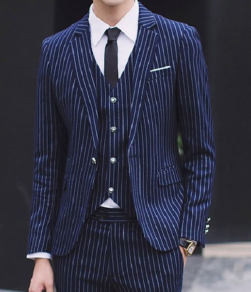 three piece blue evening party men suits notch lapel trim fit custom made wedding tuxedos (jacket + pants + vest+tie)w:155, Black;gray
three piece blue evening party men suits notch lapel trim fit custom made wedding tuxedos (jacket + pants + vest+tie)w:155, Black;gray