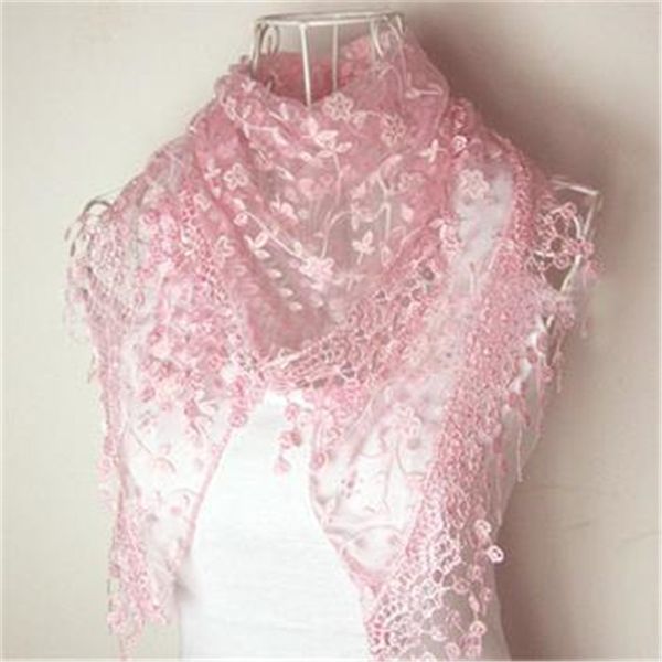 women lady rose embroidery lace triangle pendant soft wraps shawls scarf buy 5pcs ship with registered mail, Blue;gray
women lady rose embroidery lace triangle pendant soft wraps shawls scarf buy 5pcs ship with registered mail, Blue;gray