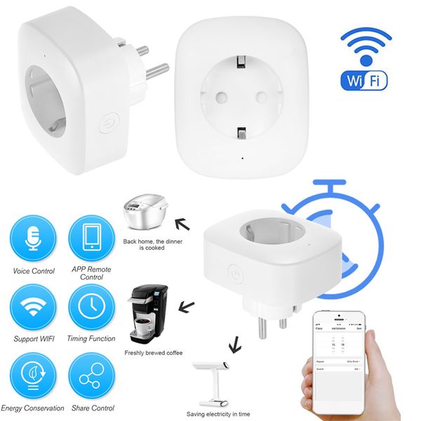 Мини Smart WiFi Разъем ЕС Plug с таймером Home Switch APP Пульт дистанционного управления для т
Мини Smart WiFi Разъем ЕС Plug с таймером Home Switch APP Пульт дистанционного управления для т