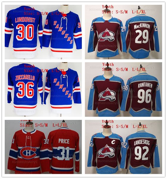 Youth 29 Nathan MacKinnon 96 Mikko Rantanen 92 Gabriel Landeskog 31 Carey Price 36 Mats Zuccarello 30 Henrik Lundqvist hockey Jerseys Kids
Youth 29 Nathan MacKinnon 96 Mikko Rantanen 92 Gabriel Landeskog 31 Carey Price 36 Mats Zuccarello 30 Henrik Lundqvist hockey Jerseys Kids