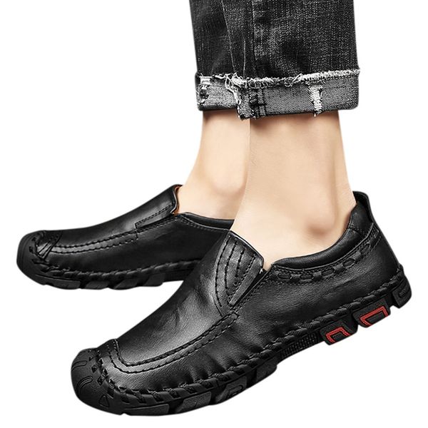 mens comfortable leather outdoor lazy shoes british style tool men footwear flats for men slip on lazy shoes zapatos hombre e55, Black
mens comfortable leather outdoor lazy shoes british style tool men footwear flats for men slip on lazy shoes zapatos hombre e55, Black