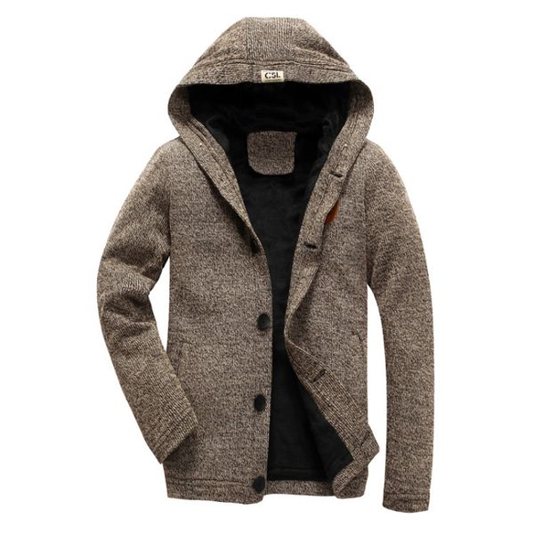 2019 men casual winter button down thick hooded cardigan solid color long sleeve coat asia size -3xl j725, White;black
2019 men casual winter button down thick hooded cardigan solid color long sleeve coat asia size -3xl j725, White;black
