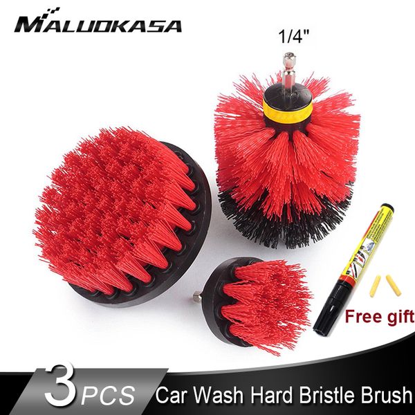3-piece car wash wheel brush hard bristle brush kit rim tire detail drill scrubber tub floor bathroom toilet cleaing universal
3-piece car wash wheel brush hard bristle brush kit rim tire detail drill scrubber tub floor bathroom toilet cleaing universal