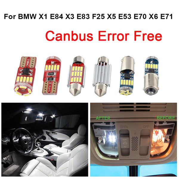 white error canbus led bulbs interior map dome trunk light kit for x1 e84 x3 e83 f25 x5 e53 e70 x6 e71 2000-2015
white error canbus led bulbs interior map dome trunk light kit for x1 e84 x3 e83 f25 x5 e53 e70 x6 e71 2000-2015