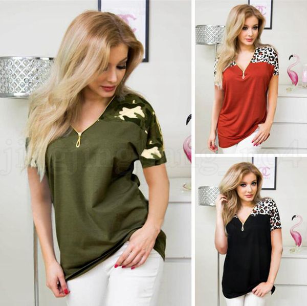 printing short loose shirt colors leopard blouses summer 3 sleeve fashion ljjo6948 casual zipper 10pcs patchwork jvcxf, Black
printing short loose shirt colors leopard blouses summer 3 sleeve fashion ljjo6948 casual zipper 10pcs patchwork jvcxf, Black