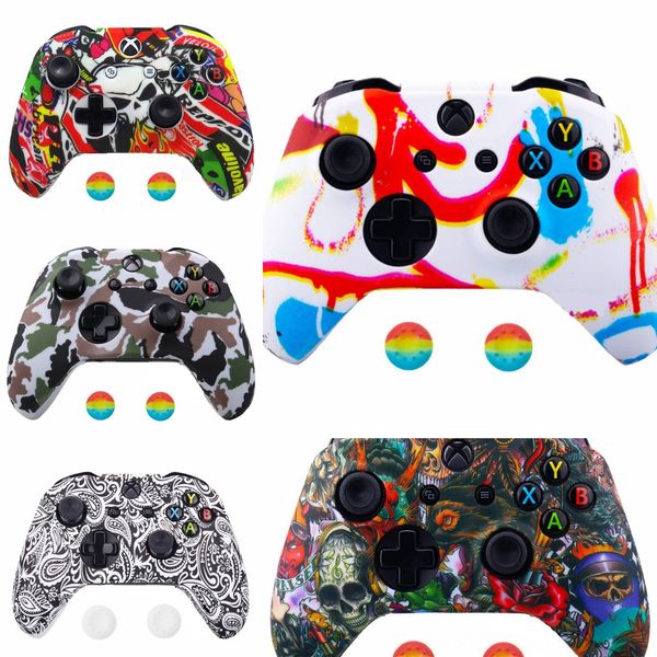 6devl new 18 skin for xbox one controller silicone colors case + cap thumb stick grip analog for x box one 1 x s joystick
6devl new 18 skin for xbox one controller silicone colors case + cap thumb stick grip analog for x box one 1 x s joystick