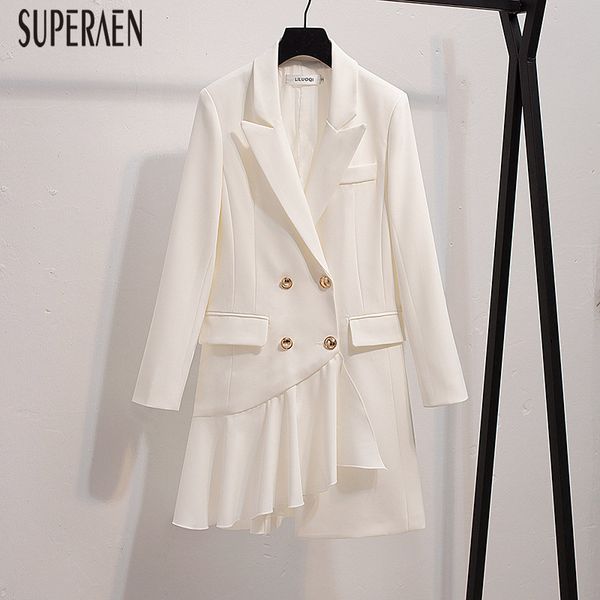 superaen 2019 autumn new suit jacket female irregular solid color jacket women korean style women clothing, Black;brown
superaen 2019 autumn new suit jacket female irregular solid color jacket women korean style women clothing, Black;brown
