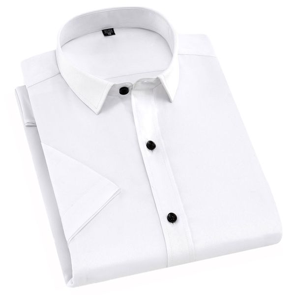 aoliwen brand 2020 summer men's short sleeve business shirt casual solid color white men's elastic shirt fashion, White;black
aoliwen brand 2020 summer men's short sleeve business shirt casual solid color white men's elastic shirt fashion, White;black