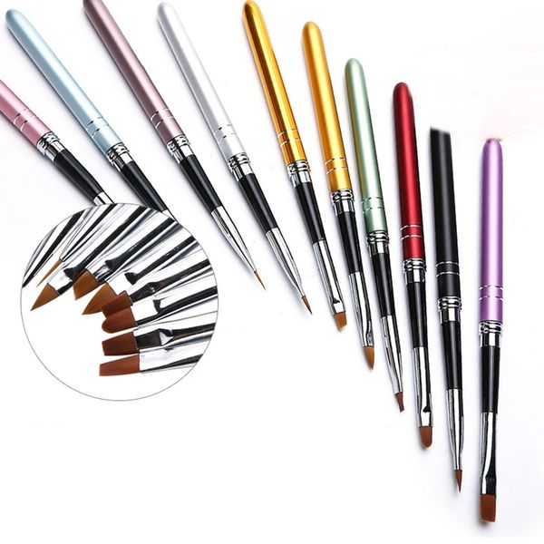 10pcs painting tool acrylic builder easy clean nail pen set liner dotting uv gel nylon 3d carving professional brush drawing, Yellow
10pcs painting tool acrylic builder easy clean nail pen set liner dotting uv gel nylon 3d carving professional brush drawing, Yellow