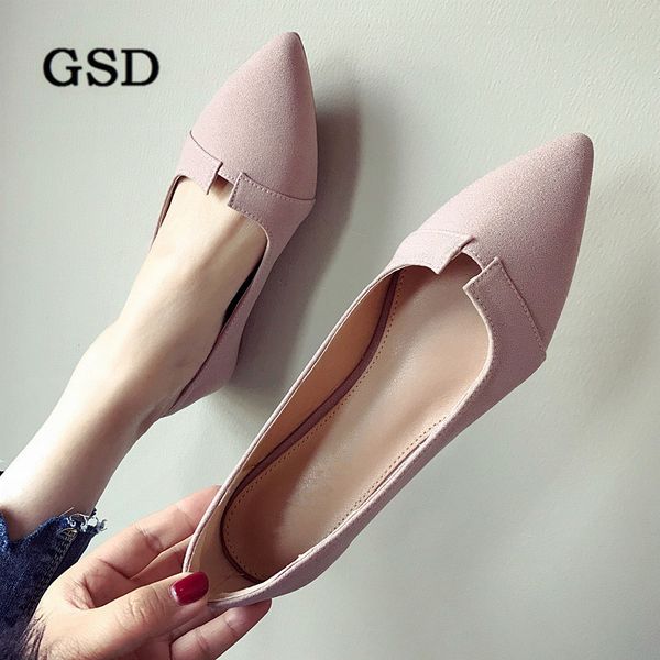 pink women flats fashion solid flock pointed toe flat shoes woman casual shoes women boat zapatos de mujer, Black
pink women flats fashion solid flock pointed toe flat shoes woman casual shoes women boat zapatos de mujer, Black