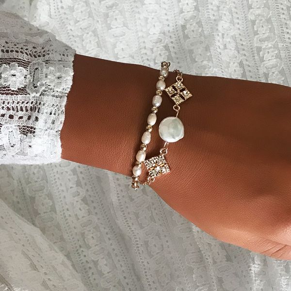 2 pieces women simple bangle faux pearls adjustable open cuff bracelets with crystal beads for women girls - golden, Golden;silver
2 pieces women simple bangle faux pearls adjustable open cuff bracelets with crystal beads for women girls - golden, Golden;silver