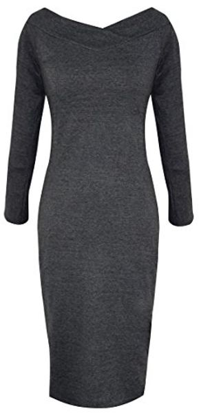 peach couture womens classic long sleeves slim fit midi solid bodycon dress, Black;gray
peach couture womens classic long sleeves slim fit midi solid bodycon dress, Black;gray