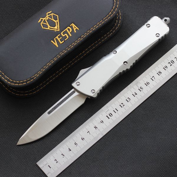 VESPA outdoor tools knife High quality 3.7" D2 Blade 100% Aluminum Handle outdoor camping hunting Survival Tactical EDC tool pocket knife
VESPA outdoor tools knife High quality 3.7" D2 Blade 100% Aluminum Handle outdoor camping hunting Survival Tactical EDC tool pocket knife