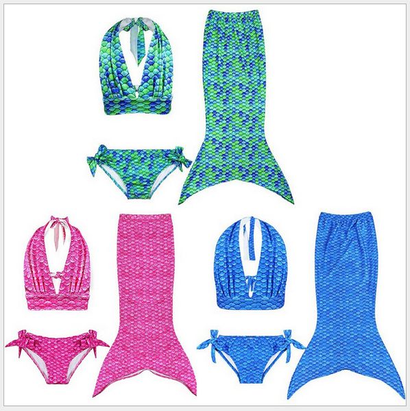3pcs new kids girls mermaid tail swimmable bikini set swimwear swim costume children bikinis set swim suit, White
3pcs new kids girls mermaid tail swimmable bikini set swimwear swim costume children bikinis set swim suit, White