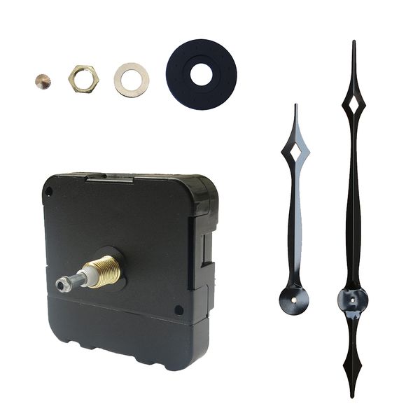 quartz wall clock movement mechanism diy repair part set spindle hands, Slivery;brown
quartz wall clock movement mechanism diy repair part set spindle hands, Slivery;brown