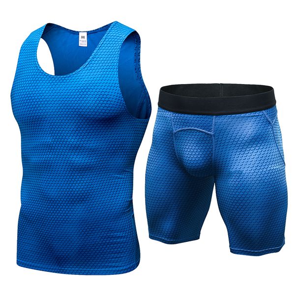 high elastic running set men outdoor training sport suit gym clothing compression jogging suit for men fitness mens sportswear, Black;blue
high elastic running set men outdoor training sport suit gym clothing compression jogging suit for men fitness mens sportswear, Black;blue
