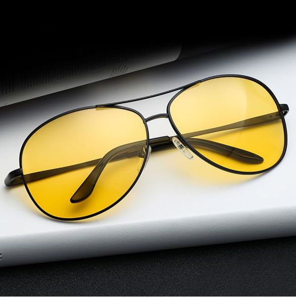 1pc night vision glasses men driving yellow lens uv400 sunglasses classic anti glare vision driver safety polarized glasses, White;black
1pc night vision glasses men driving yellow lens uv400 sunglasses classic anti glare vision driver safety polarized glasses, White;black