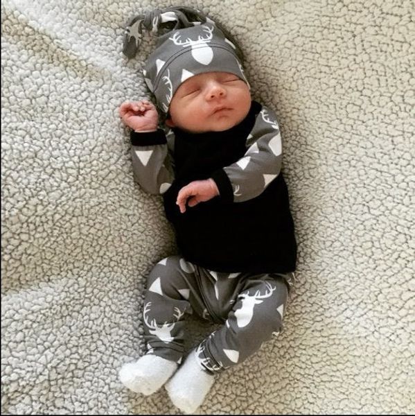 осень 2019 горячий продавать baby boy girl одежда мода печати футболка + брюки + шляпа 3 шт. / компл. новорожденного малыша baby girl одежда, White
осень 2019 горячий продавать baby boy girl одежда мода печати футболка + брюки + шляпа 3 шт. / компл. новорожденного малыша baby girl одежда, White