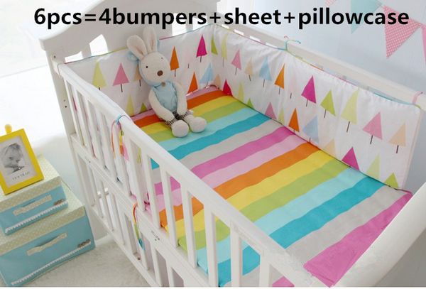 promotion 6/7pcs crib baby bedding sets baby bed product for newborn crib set, 120*60/120*70cm
promotion 6/7pcs crib baby bedding sets baby bed product for newborn crib set, 120*60/120*70cm